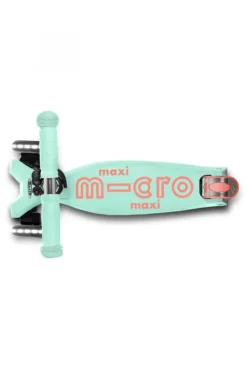Patinete maxi micro deluxe led menta