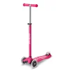 Patinete maxi micro deluxe led rosa