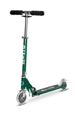 Patinete Micro sprite led verde