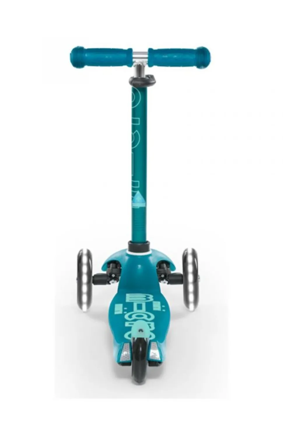 Patinete mini micro deluxe led Aqua