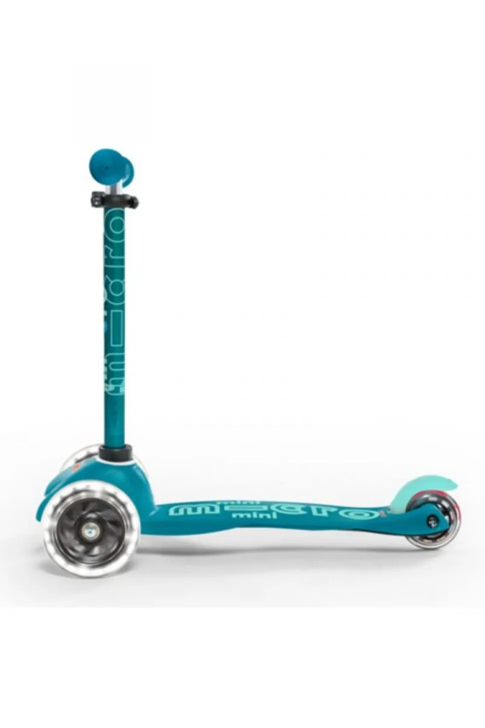 Patinete mini micro deluxe led Aqua