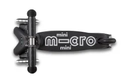 Patinete mini micro deluxe eco led negro