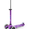 Patinete mini micro deluxe led lila