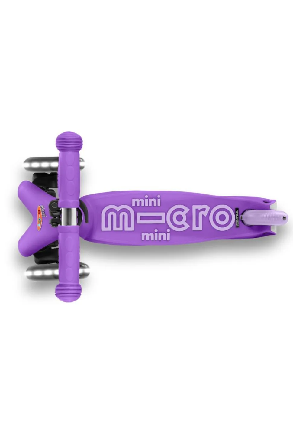 Patinete mini micro deluxe led lila