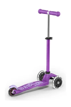 Patinete mini micro deluxe led lila