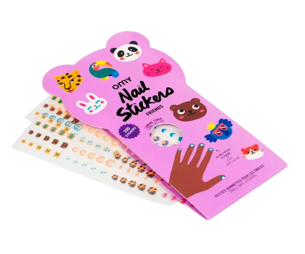 Pegatinas para uñas amigo