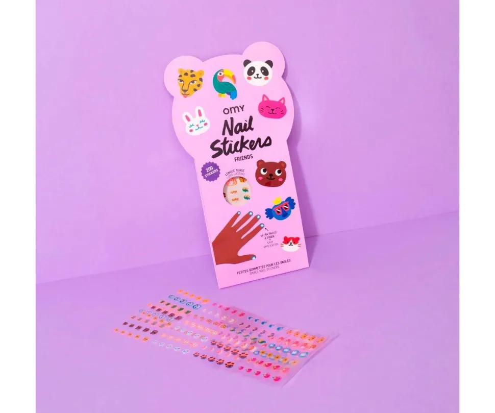Pegatinas para uñas amigo