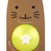 pelota gato amarilla fluor 22cm