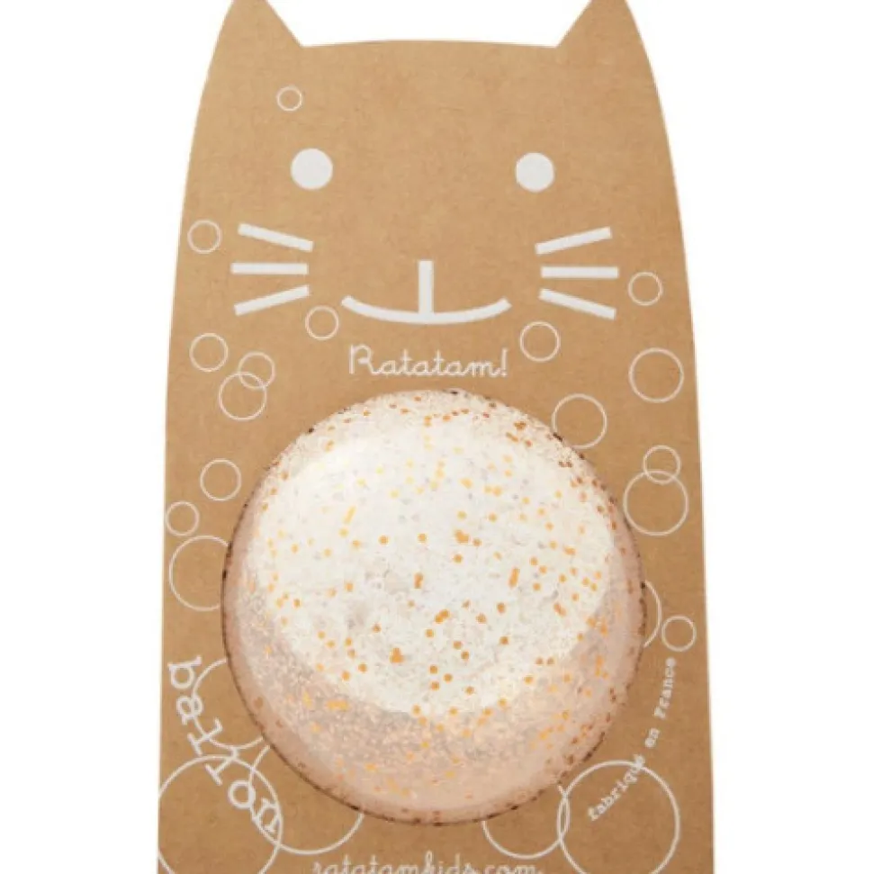 pelota gato cobre burbujas 10cm
