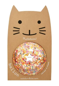 Pelota gato confetti 22cm