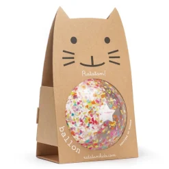 Pelota gato confetti 22cm