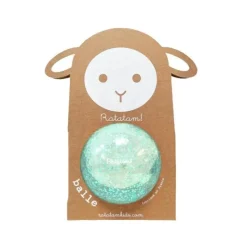pelota oveja azulado burbujas 10cm