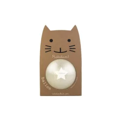 pelota gato plata 15cm