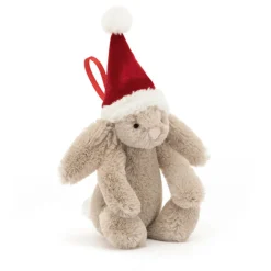 Peluche conejo colgante decoración navideña