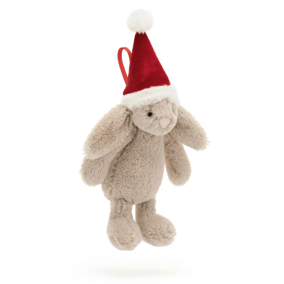 Peluche conejo colgante decoración navideña