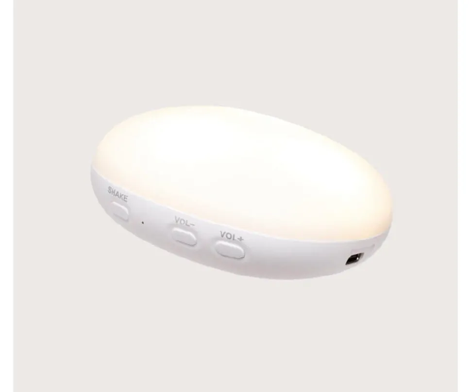 Peluche CONEJO con luz y música moonie 2.0 gris personalizable