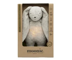 Peluche CONEJO con luz y música moonie 2.0 gris personalizable
