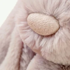 Peluche conejo luxe rosa mediano