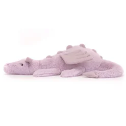 Peluche dragón lavanda grande