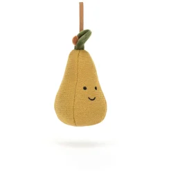 Peluche pera festiva colgante