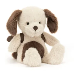 Peluche perrito con mochila