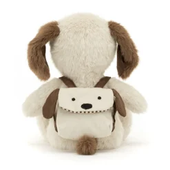 Peluche perrito con mochila