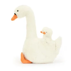 Peluche cisne lleno de plumas