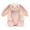Peluche conejo con flores rubor Cherry pequeño