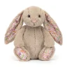 Peluche conejo de flores beige Petal