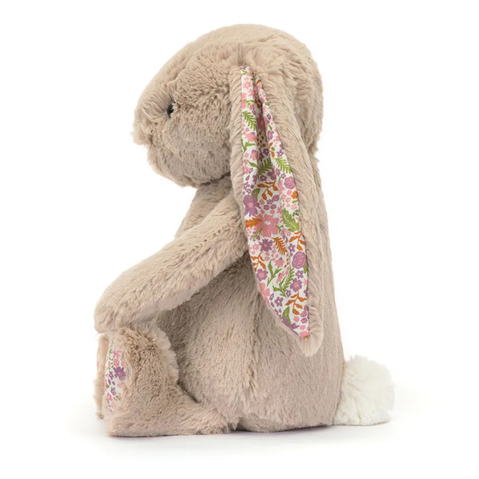 Peluche conejo de flores beige Petal