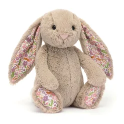 Peluche conejo de flores beige Petal