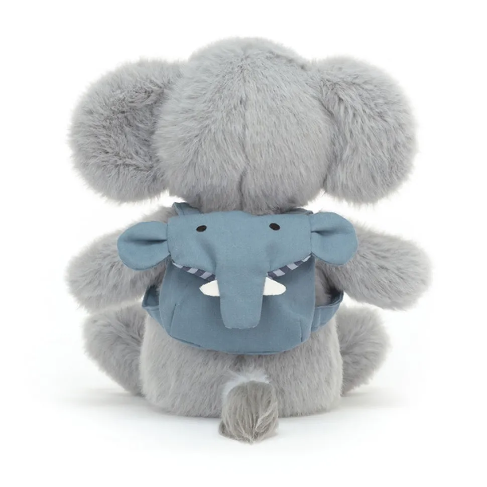 Peluche elefante con mochila