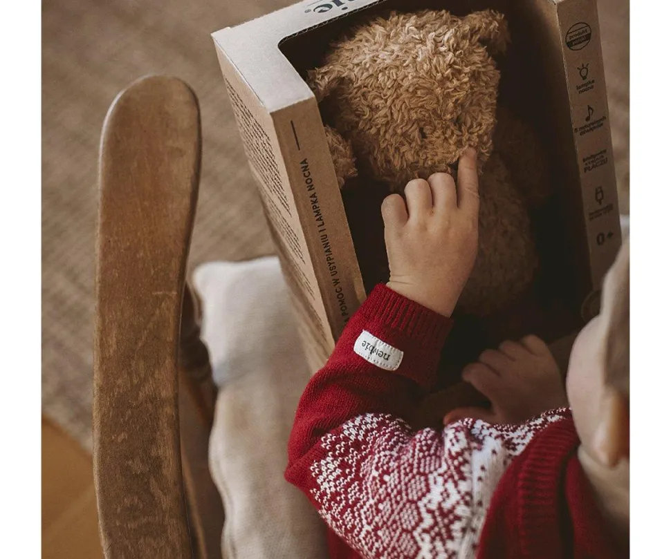 Peluche Oso con luz y música caramel