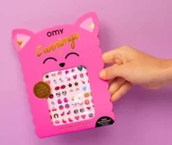 Pendientes de pegatina lily Omy