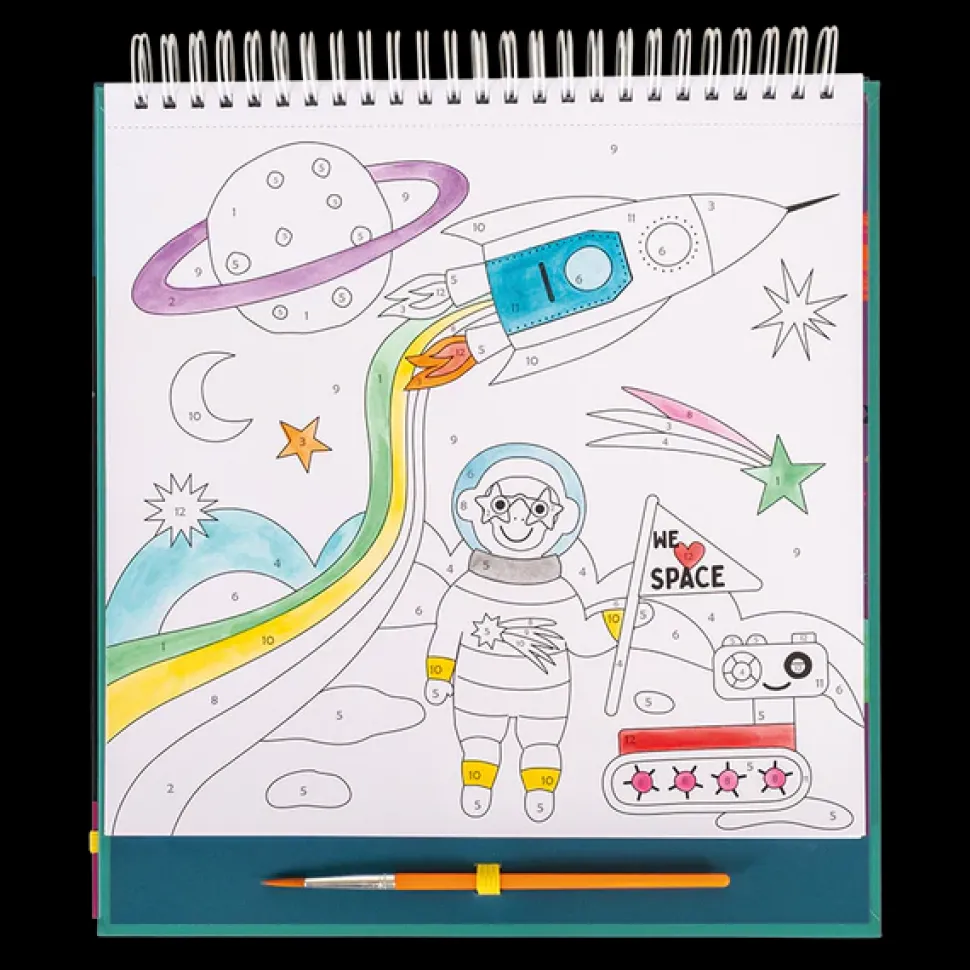 Pintar por números espacio