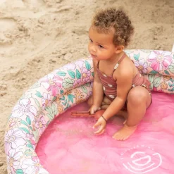 Piscina infantil flores 100 dia.