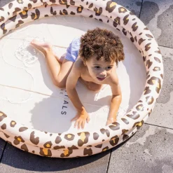 Piscina infantil leopardo beige 100 dia.