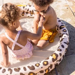 Piscina infantil leopardo beige 100 dia.