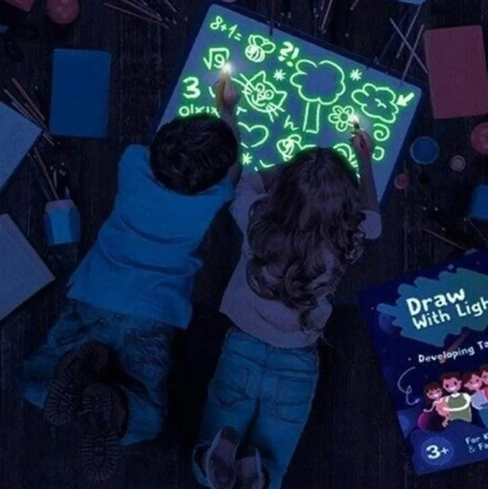 Pizarra de luz mágica Pintafluo A4