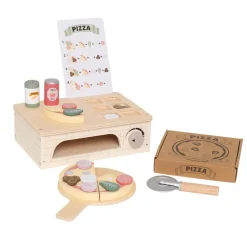 Pizza y horno con accesorios
