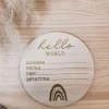 PLACA MADERA HELLO WORLD