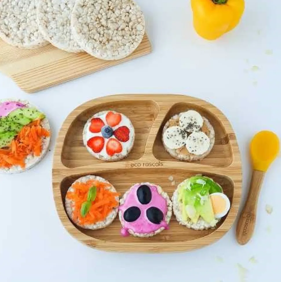 Plato blw bambú eco rascals + colores