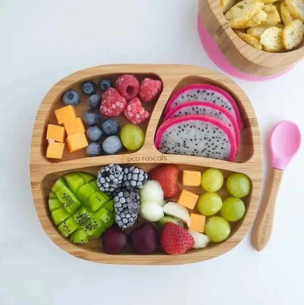 Plato blw bambú eco rascals + colores