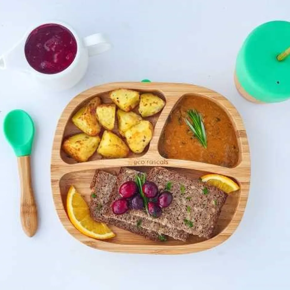Plato blw bambú eco rascals + colores