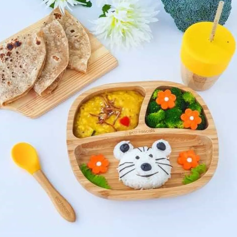 Plato blw bambú eco rascals + colores