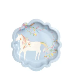 Platos unicornio princesas Meri Meri