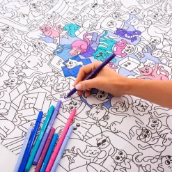 Poster para colorear “gatitos”