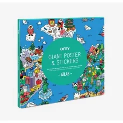Poster XL OMY Atlas + pegatinas