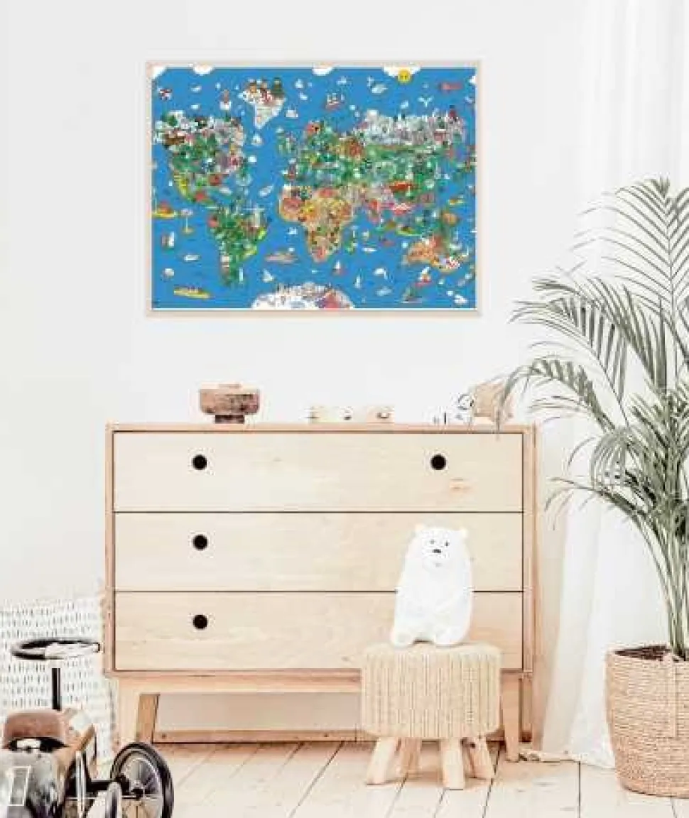 Poster XL OMY Atlas + pegatinas