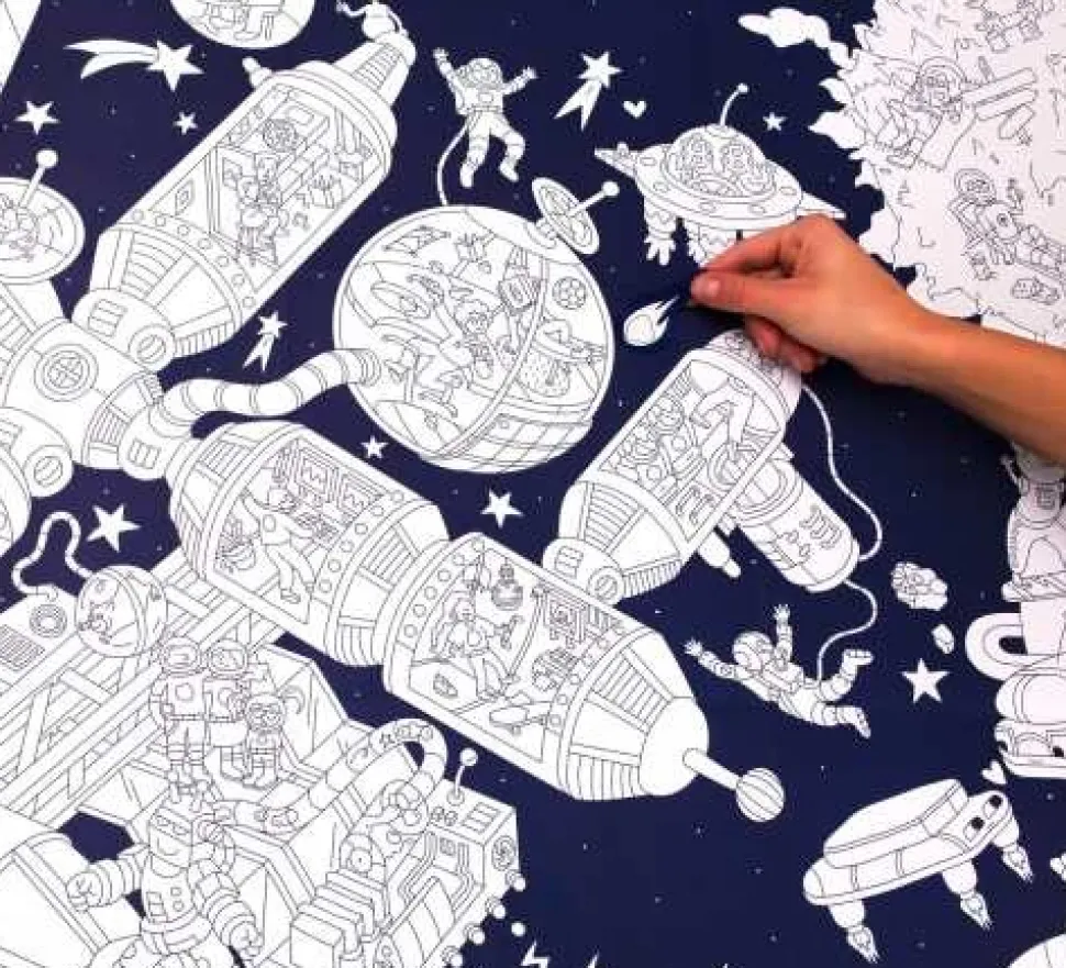 Póster + pegatinas “Space”